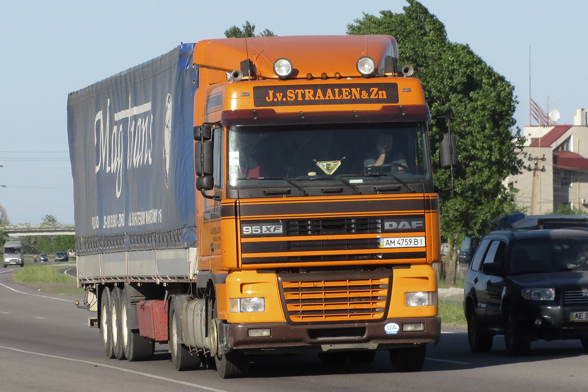 Житомирская область, № АМ 4759 ВІ — DAF 95XF FT