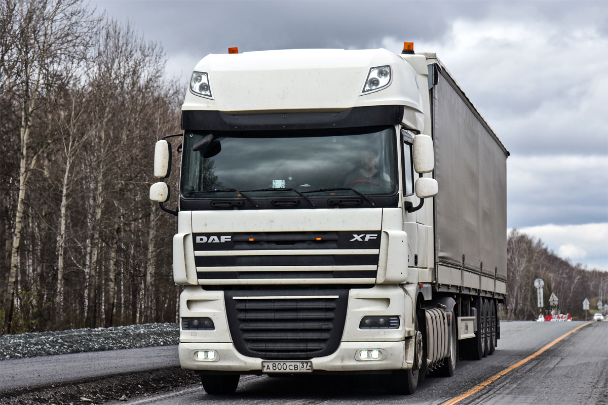 Ивановская область, № А 800 СВ 37 — DAF XF105 FT