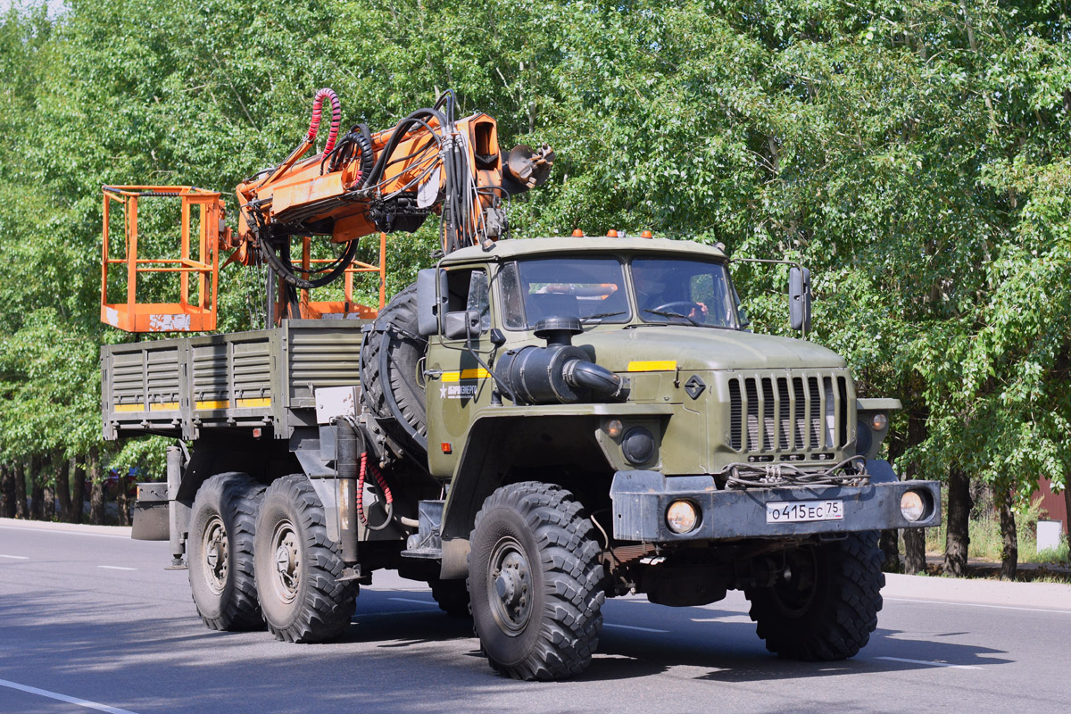 Забайкальский край, № О 415 ЕС 75 — Урал-4320-41