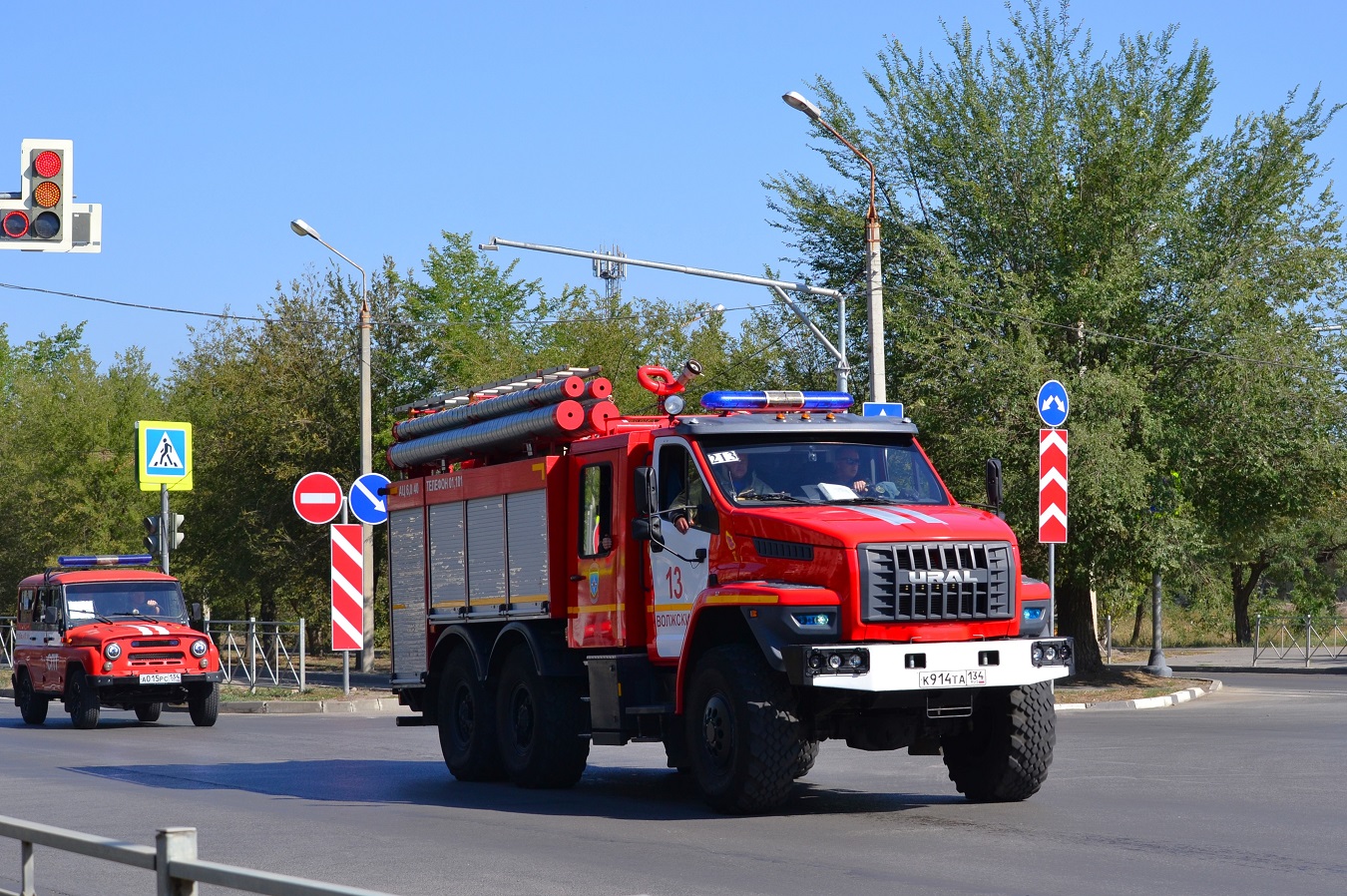 Волгоградская область, № К 914 ТА 134 — Урал NEXT 5557-72