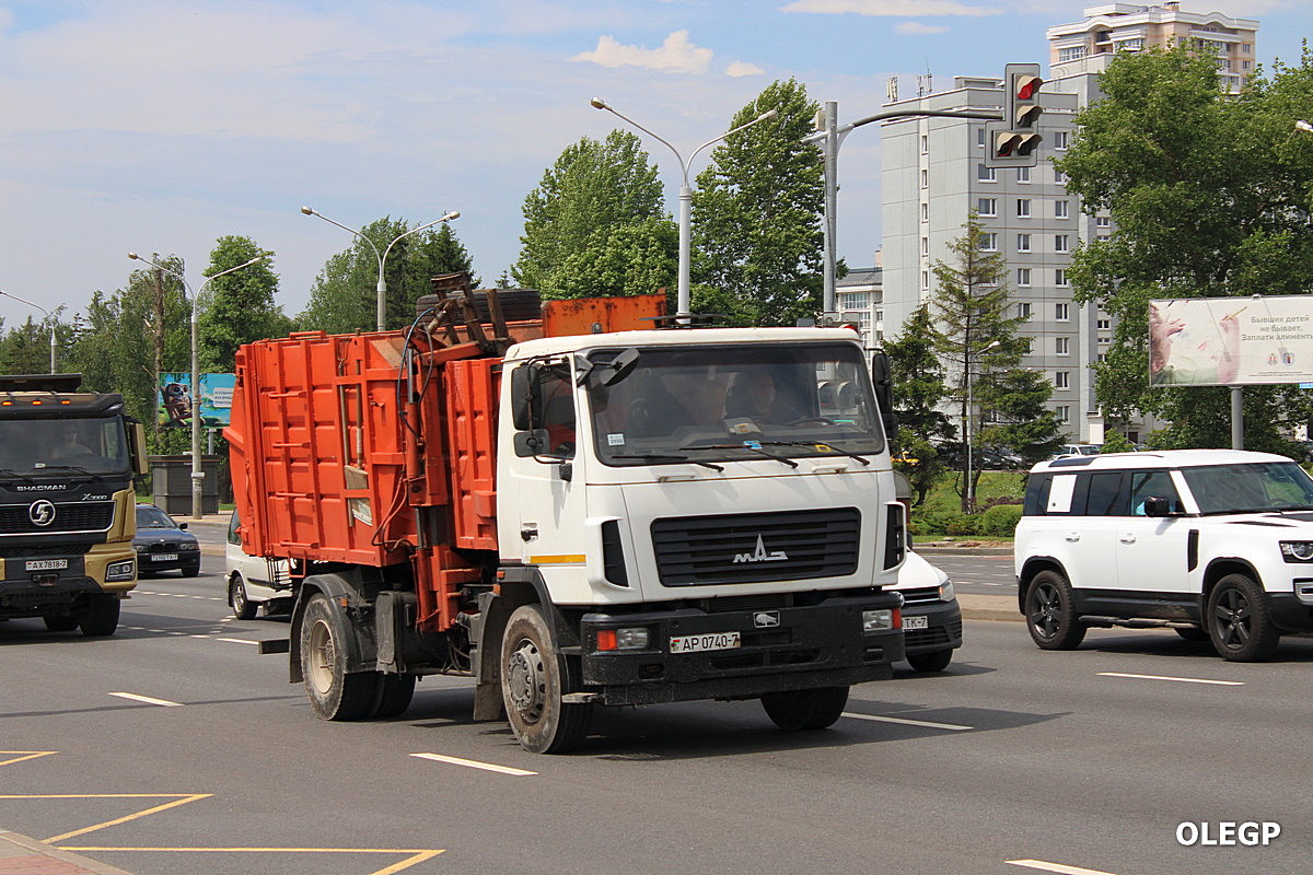 Минск, № АР 0740-7 — МАЗ-5340 (общая модель)