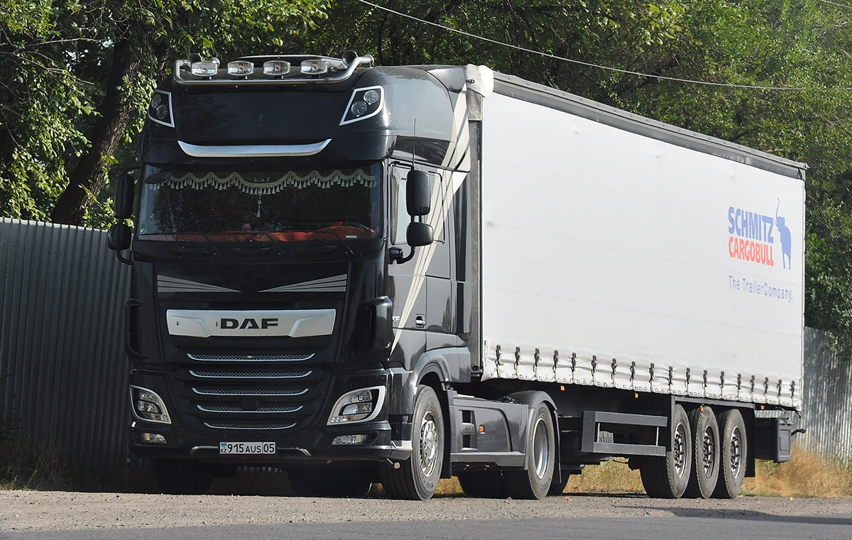 Алматинская область, № 915 AUS 05 — DAF XF Euro6 FT