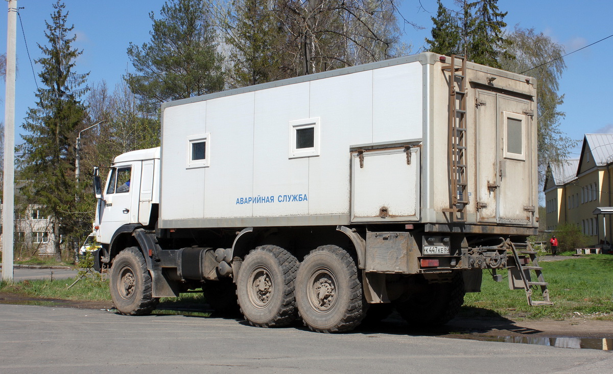 Псковская область, № К 447 КЕ 60 — КамАЗ-43118-15 [43118R]