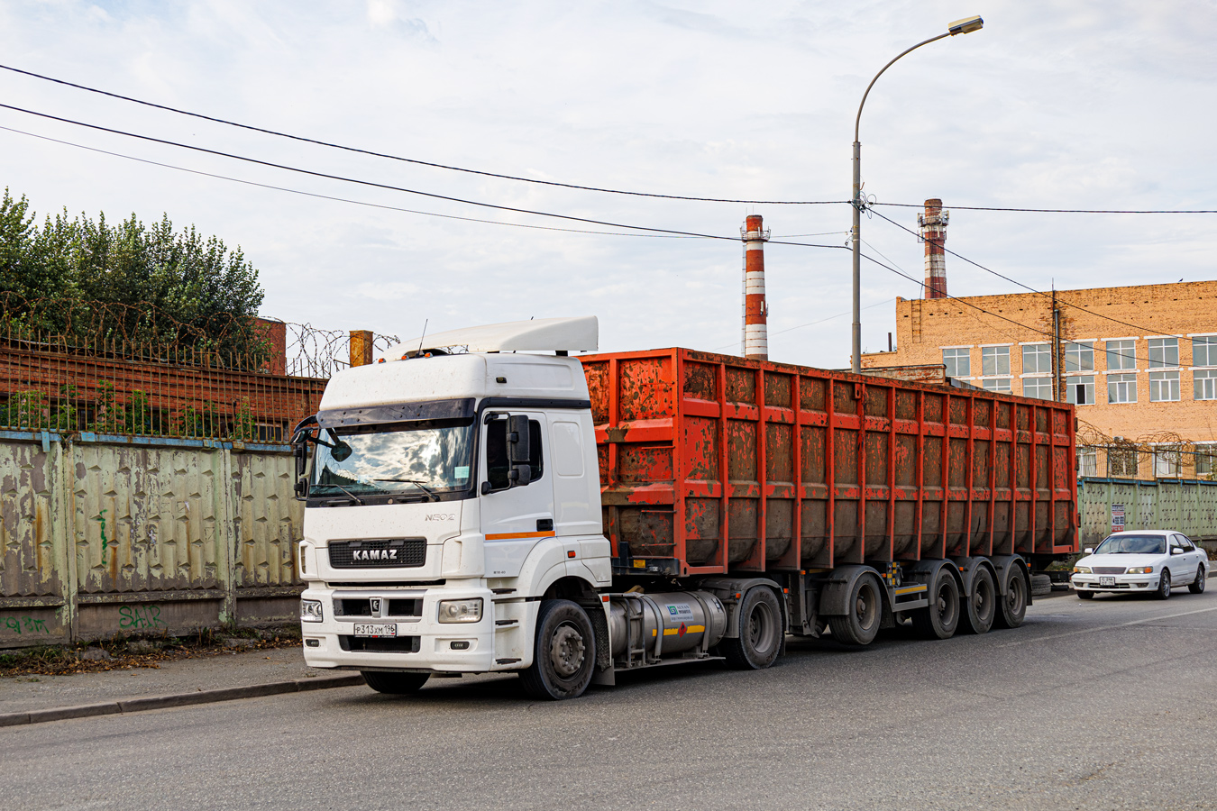 Свердловская область, № Р 313 ХМ 196 — КамАЗ-5490-S5(87)