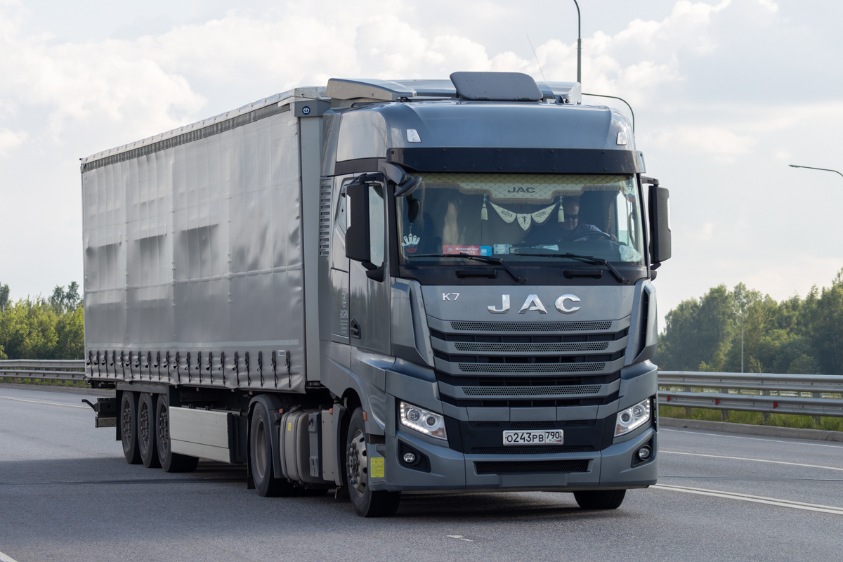 Московская область, № О 243 РВ 790 — JAC K7