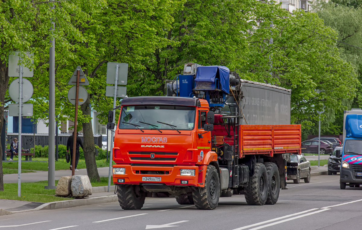 Москва, № У 349 ХХ 799 — КамАЗ-43118-50