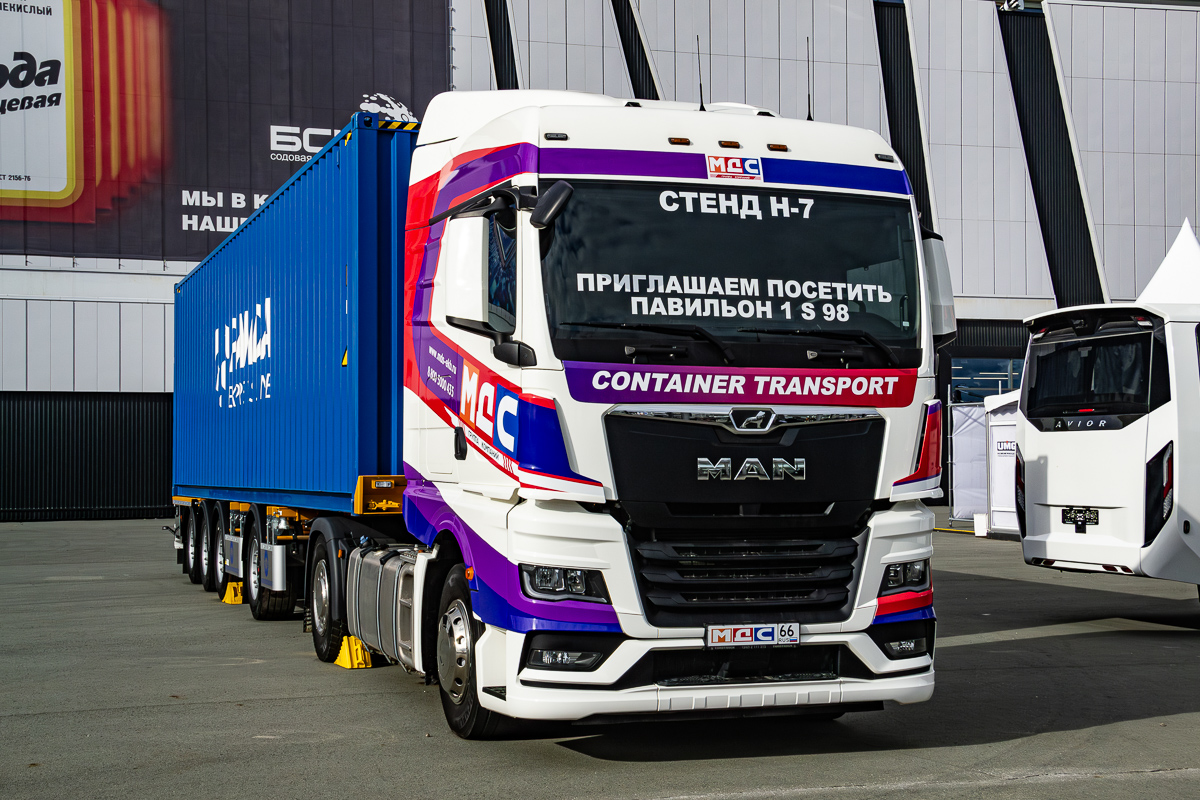 Свердловская область, № (66) Б/Н 0196 — MAN TGX ('2020) 18.480; Свердловская область — Автомобили без номеров; Свердловская область — Выставка "Иннопром-2025"