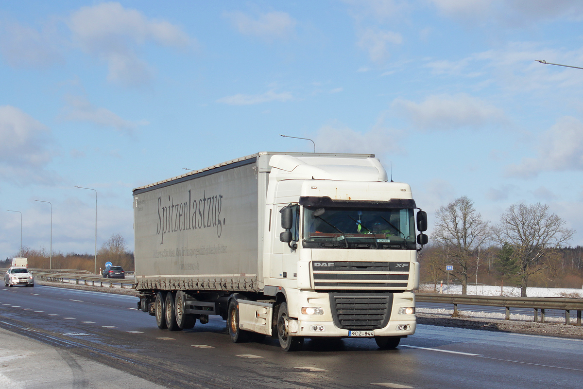 Литва, № KCZ 844 — DAF XF105 FT