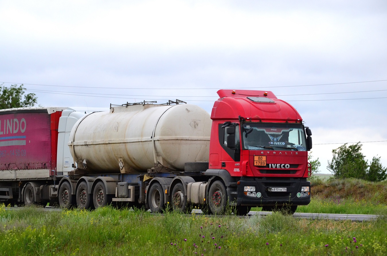 Волгоградская область, № К 810 ТВ 134 — IVECO Stralis ('2007) 420