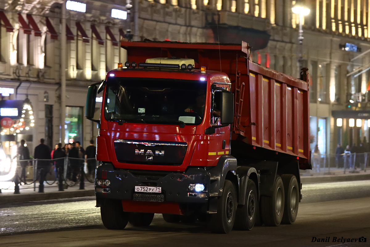 Санкт-Петербург, № О 752 РХ 71 — MAN TGS 41.390