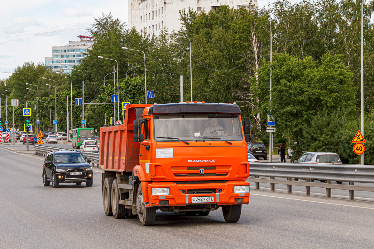 Тюменская область, № С 742 УХ 72 — КамАЗ-65115-A5(48)