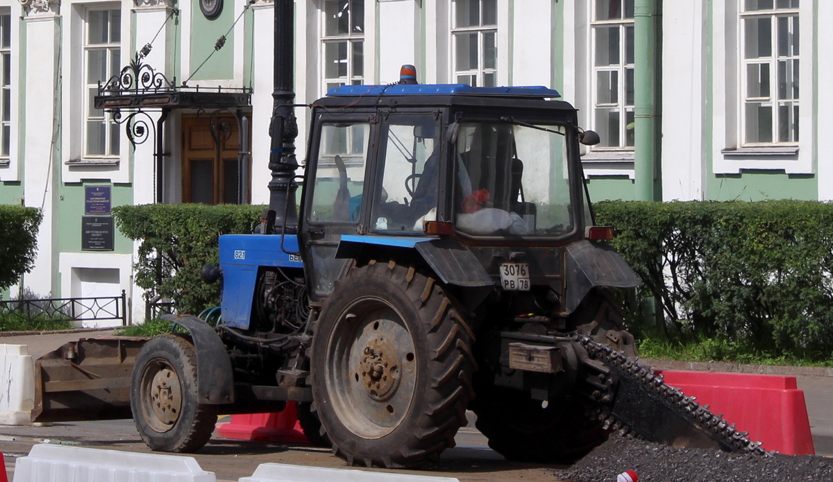 Санкт-Петербург, № 3076 РВ 78 — МТЗ-82 (общая модель)