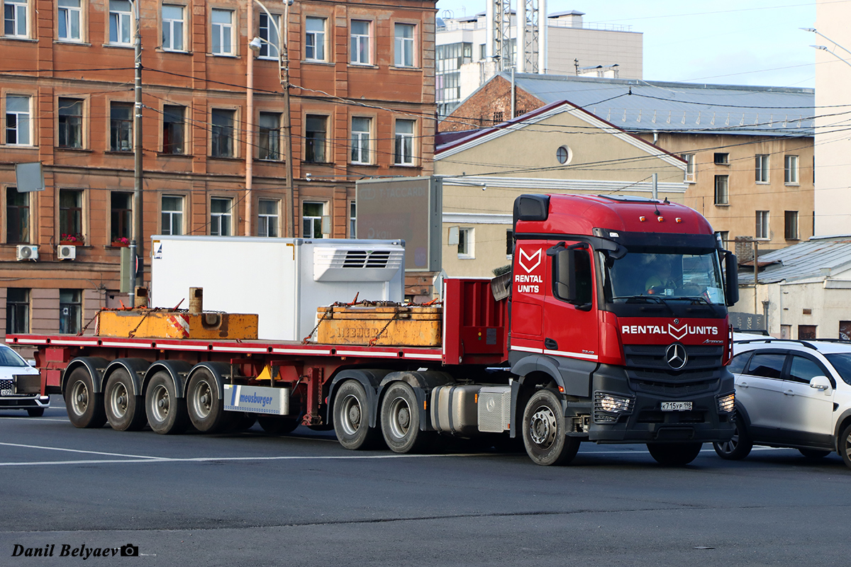 Санкт-Петербург, № К 715 УР 198 — Mercedes-Benz Actros ('2018)