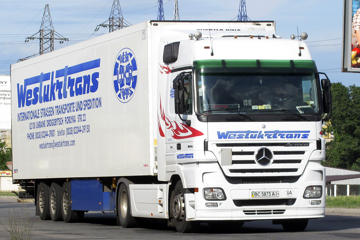 Львовская область, № ВС 5873 АІ — Mercedes-Benz Actros ('2003) 1844