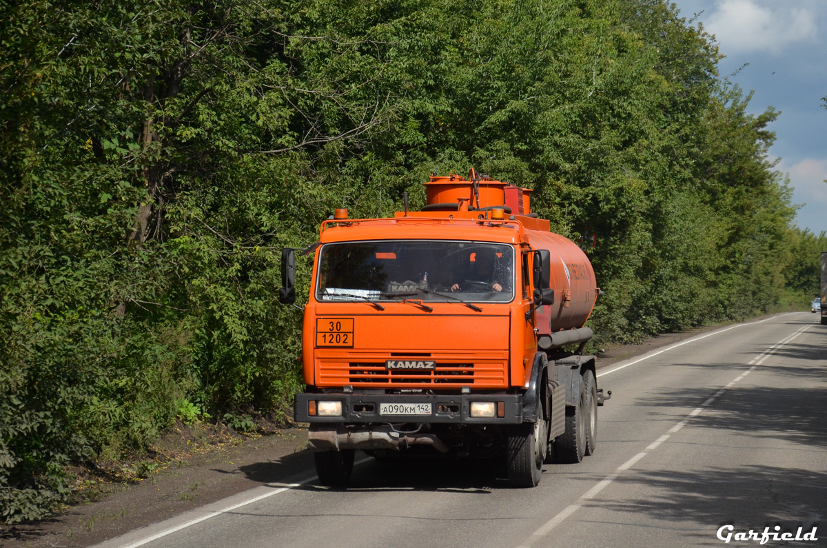Кемеровская область, № А 090 КМ 142 — КамАЗ-65115 (общая модель)