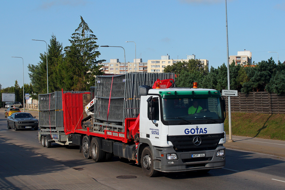 Литва, № MOP 884 — Mercedes-Benz Actros ('2003) 2536