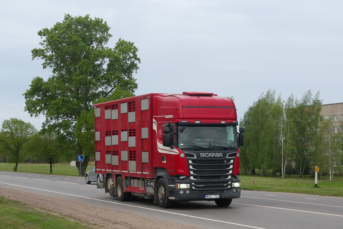 Литва, № MSC 731 — Scania ('2013) R580