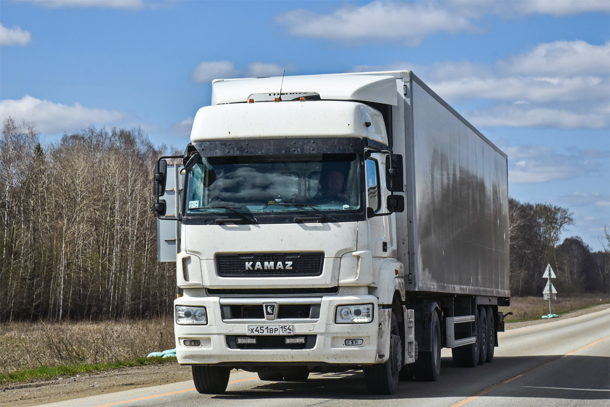 Новосибирская область, № Х 451 ВР 154 — КамАЗ-5490 (общая модель)