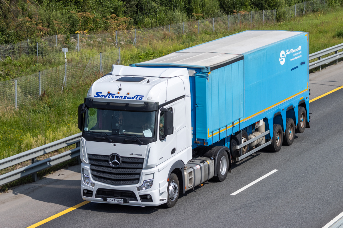 Смоленская область, № М 341 УВ 67 — Mercedes-Benz Actros '18 1845 [Z9M]