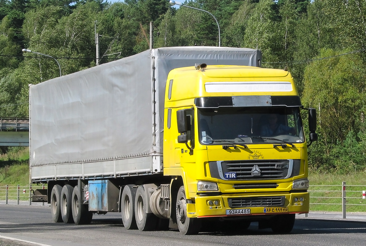Иран, № 93 AA 485 — Howo HW ZZ4257