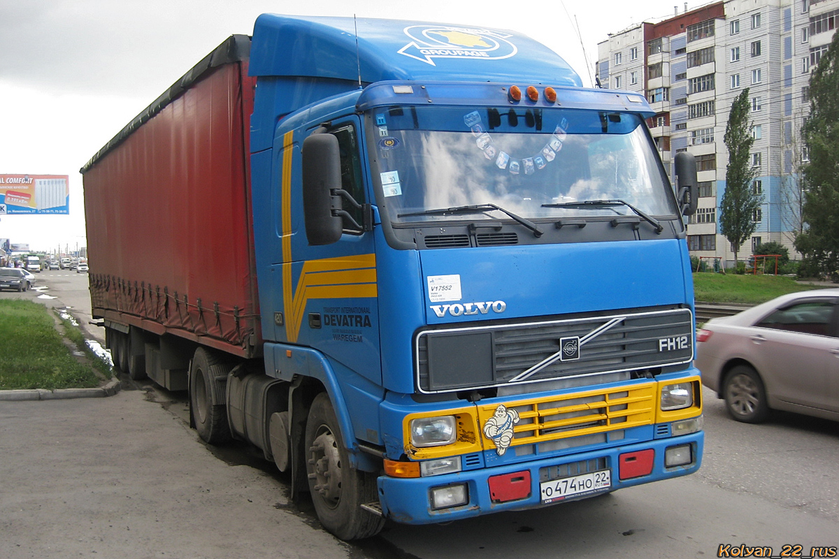 Алтайский край, № О 474 НО 22 — Volvo ('1993) FH12.420