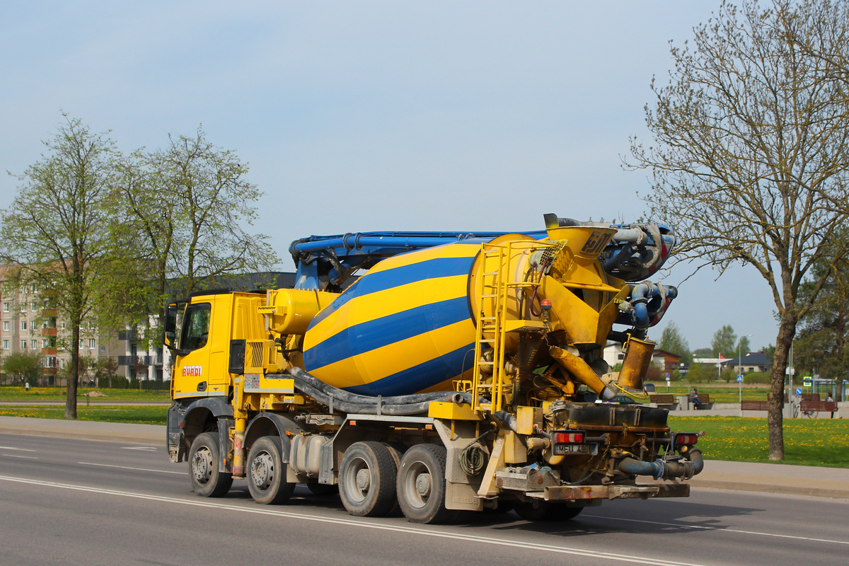 Литва, № MEU 499 — Mercedes-Benz Arocs (общ.м)