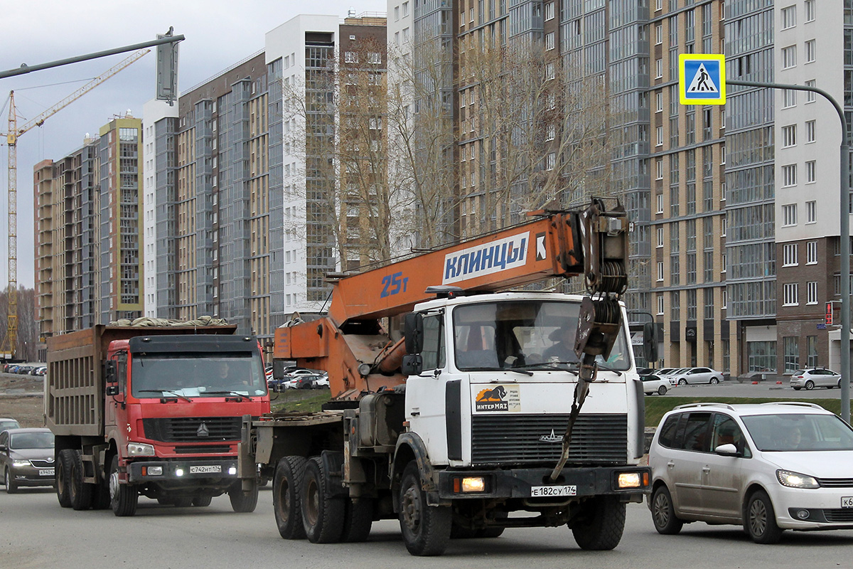 Челябинская область, № Е 182 СУ 174 — МАЗ-630303