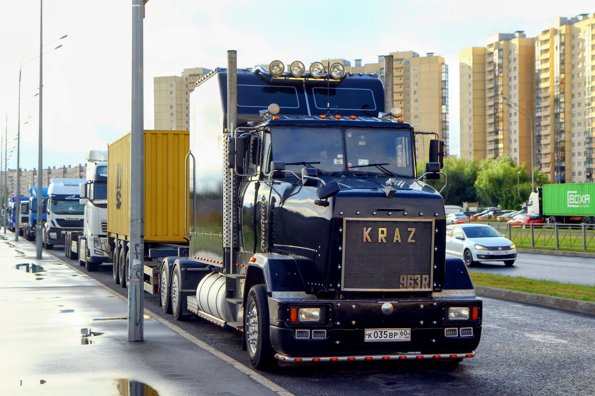 Псковская область, № К 035 ВР 60 — КрАЗ-250