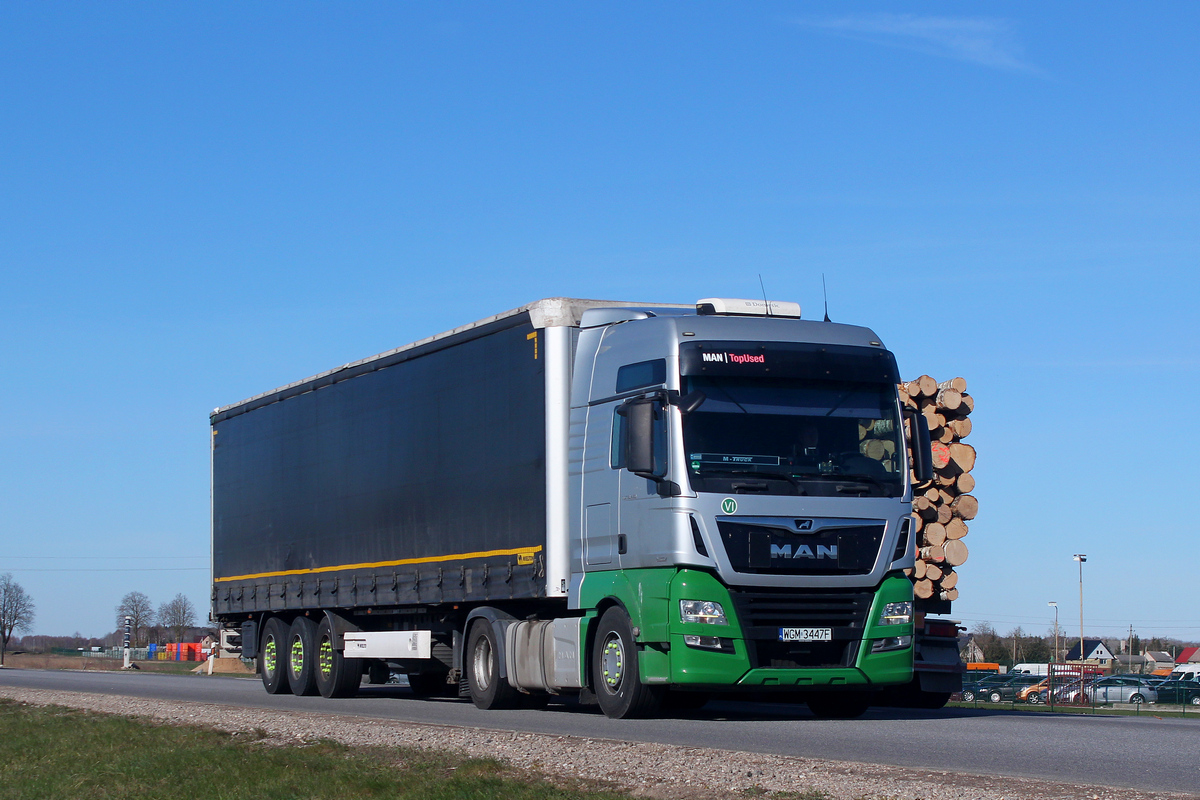Польша, № WGM 3447F — MAN TGX ('2016) (Общая модель)