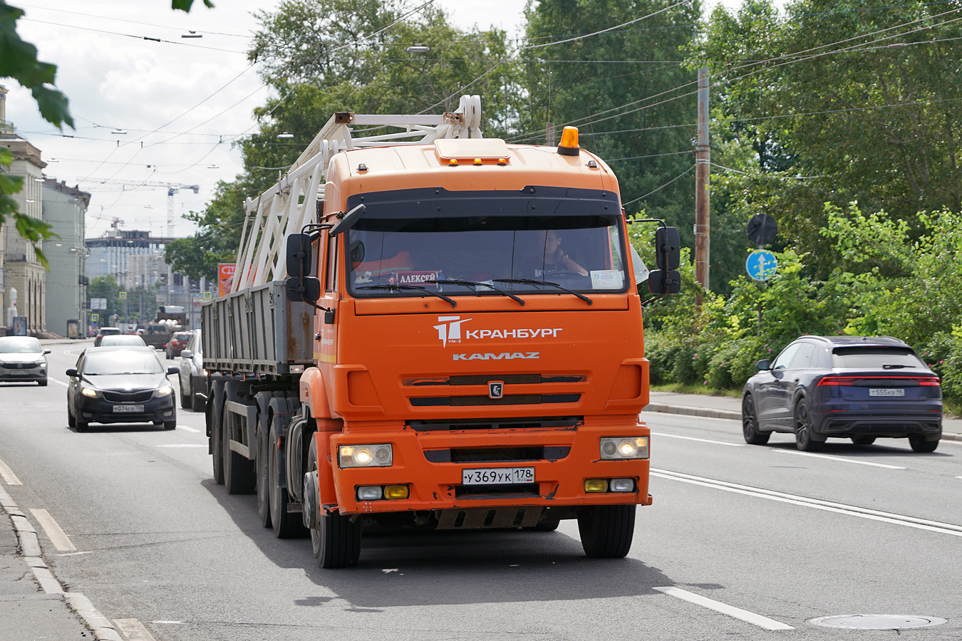 Санкт-Петербург, № У 369 УК 178 — КамАЗ-6460-73