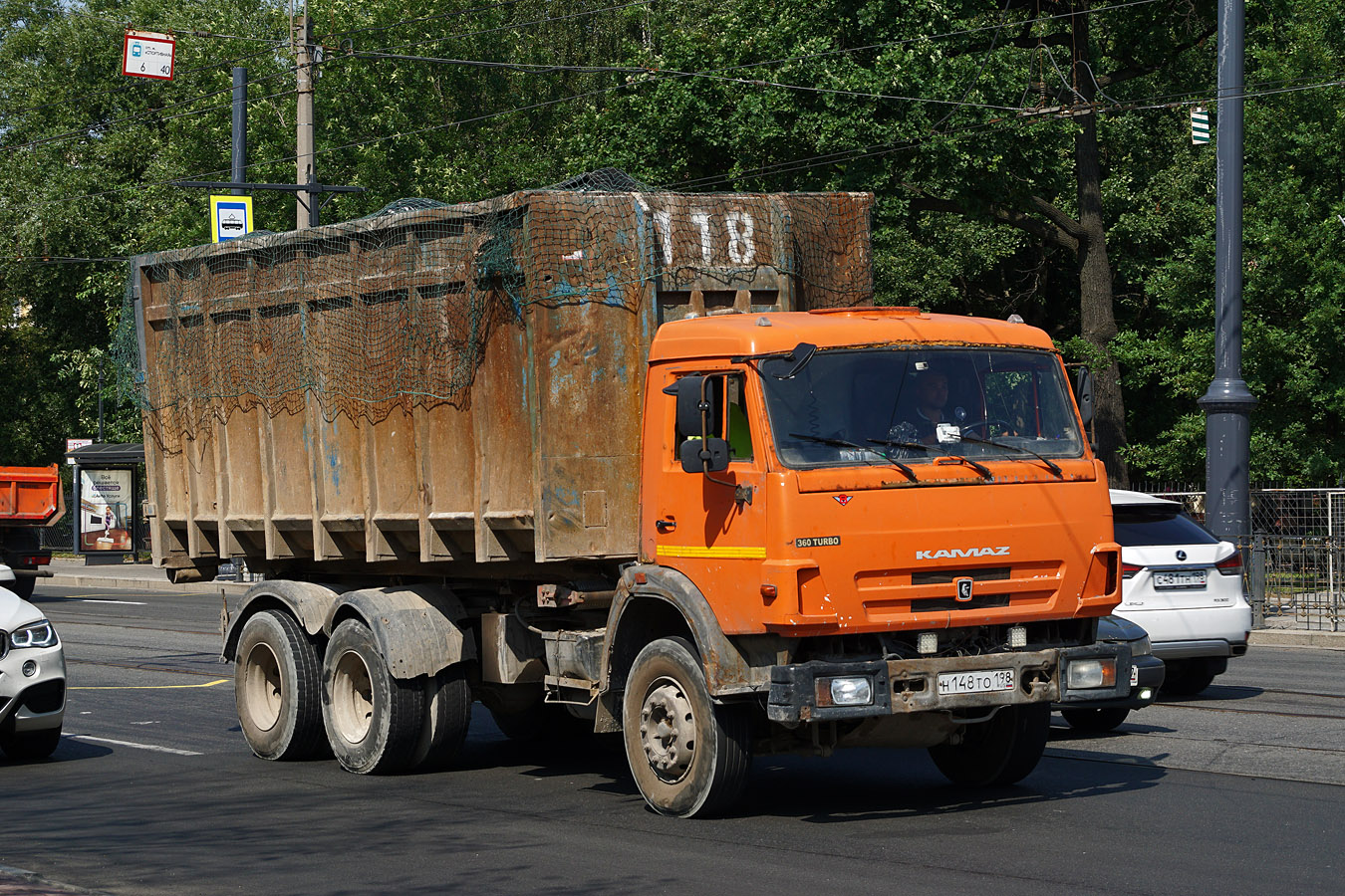 Санкт-Петербург, № Н 148 ТО 198 — КамАЗ-65115 (общая модель)