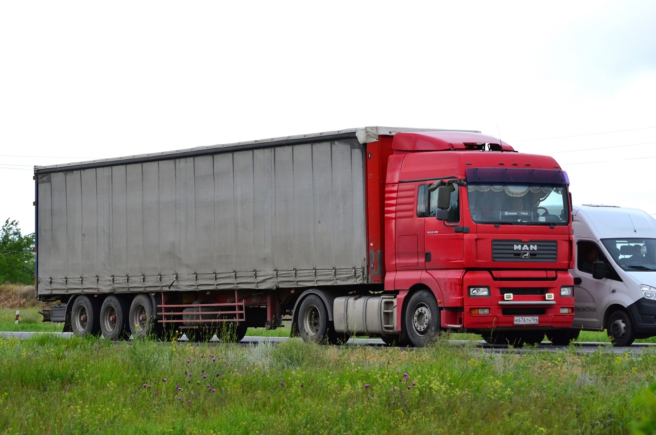 Саратовская область, № А 676 ТН 164 — MAN TGA 18.480