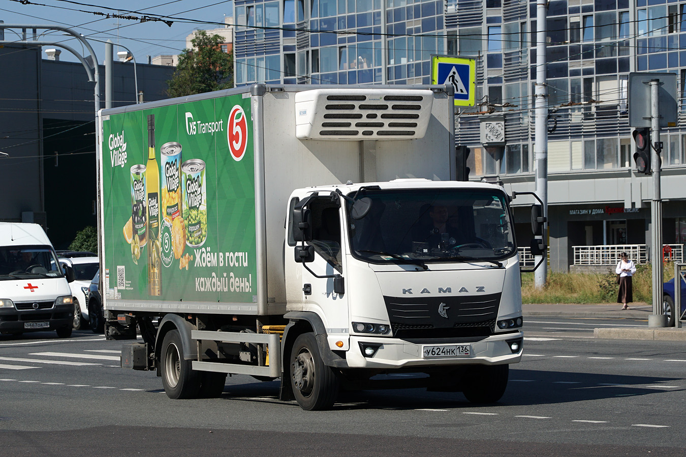 Санкт-Петербург, № У 624 НК 136 — КамАЗ-43089-F5 "Компас 9"