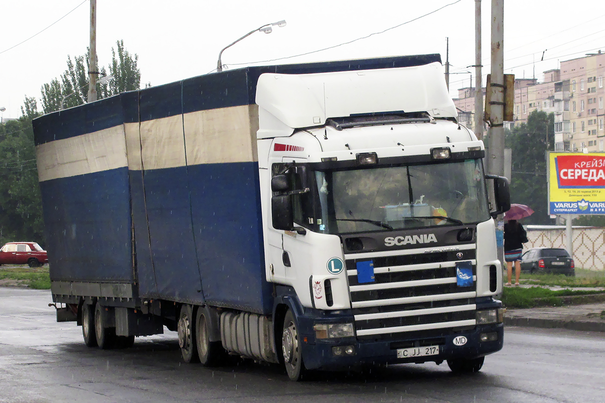 Молдавия, № C JJ 217 — Scania ('1996) P124L