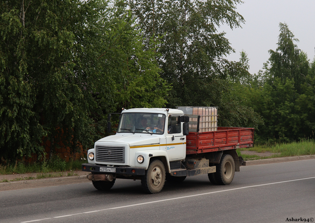 Красноярский край, № Е 315 УН 777 — ГАЗ-3309