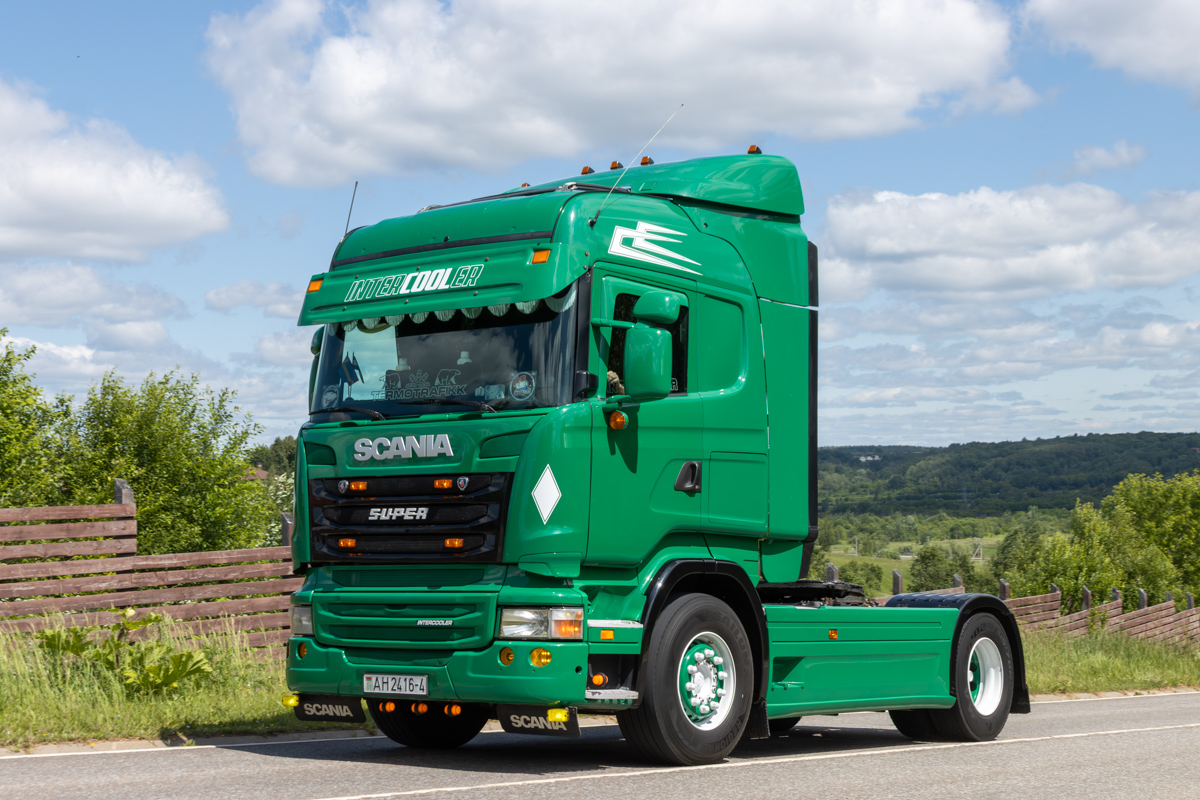 Гродненская область, № АН 2416-4 — Scania ('2013) R440; Московская область — Фестиваль TruckDay 2025