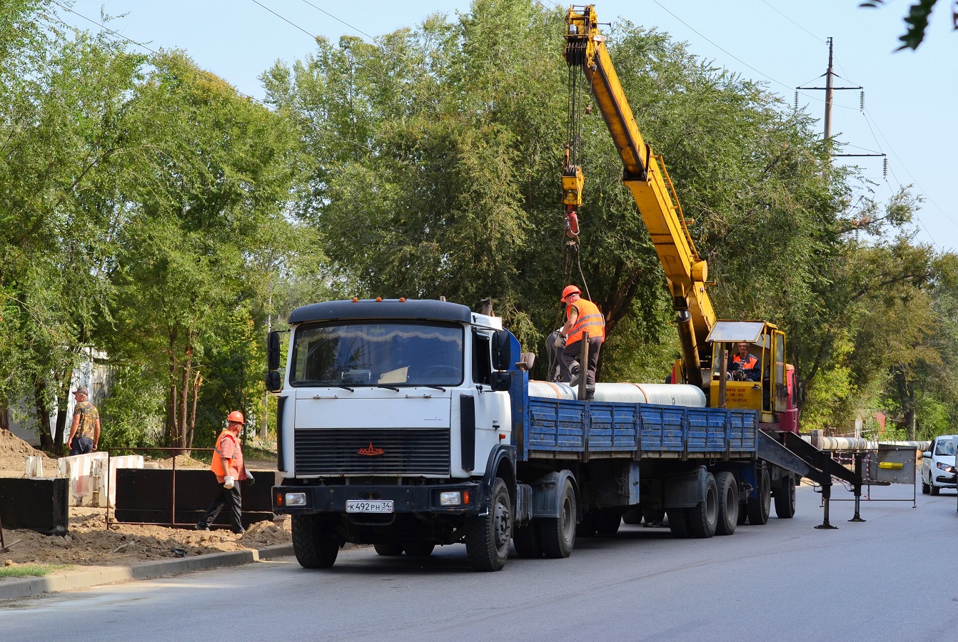 Волгоградская область, № К 492 РН 34 — МАЗ-543203