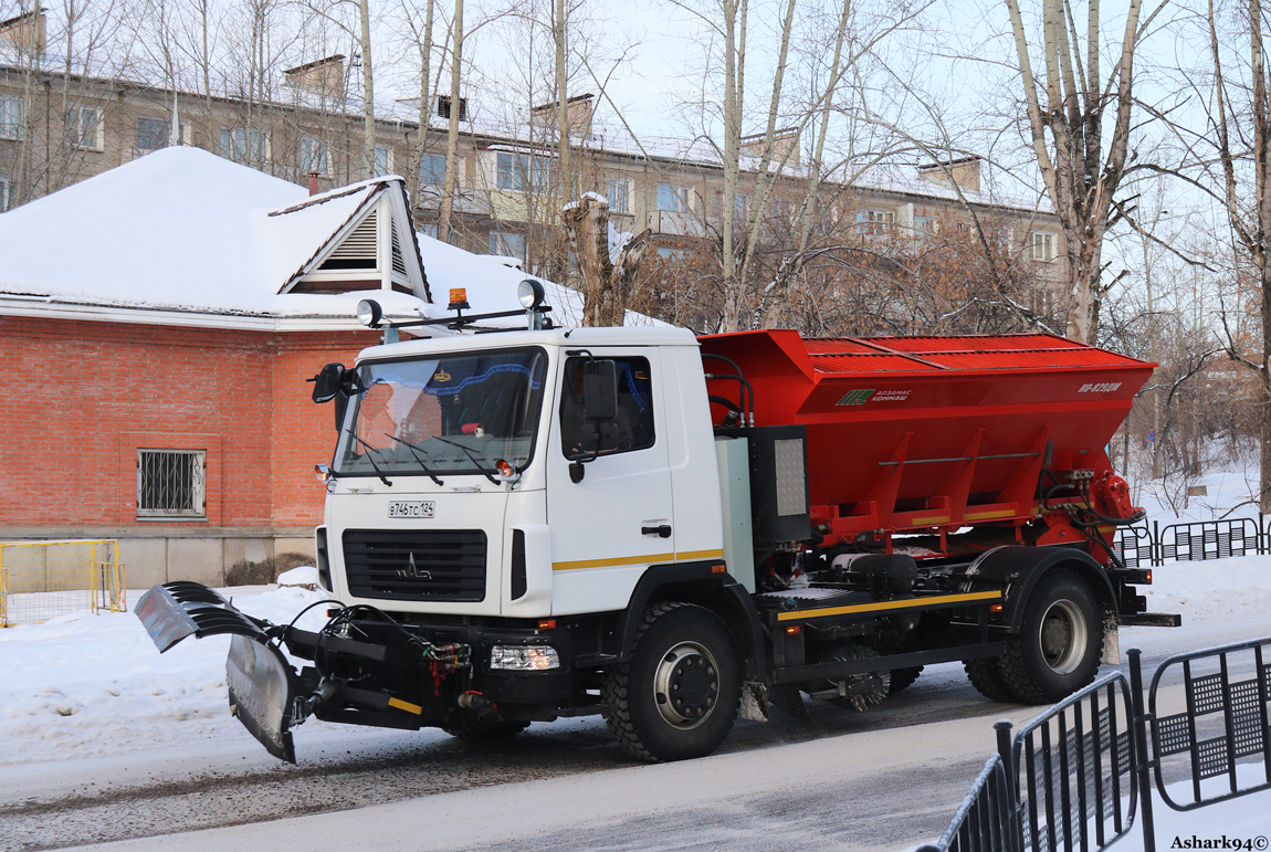 Красноярский край, № В 746 ТС 124 — МАЗ-534025