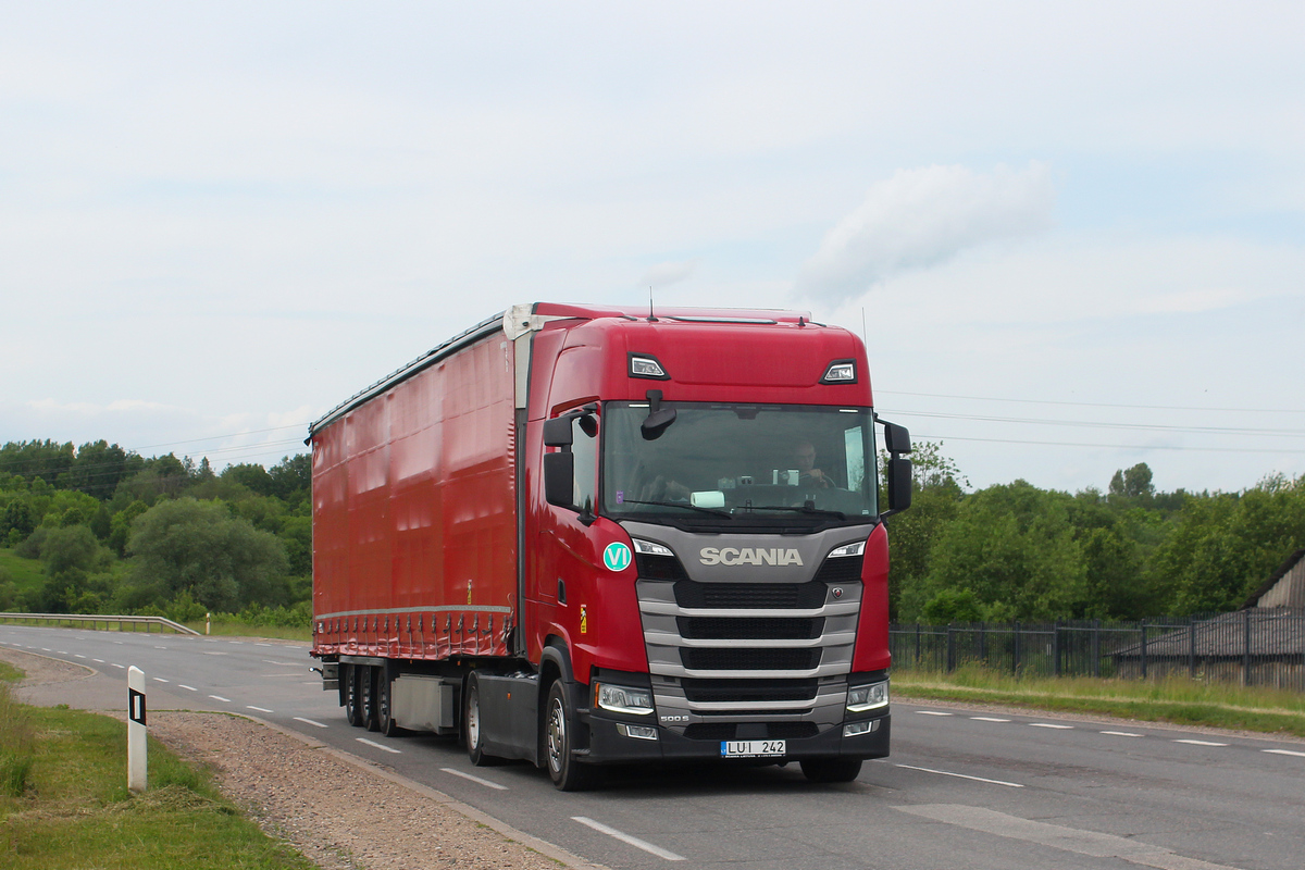 Литва, № LUI 242 — Scania ('2016) S500