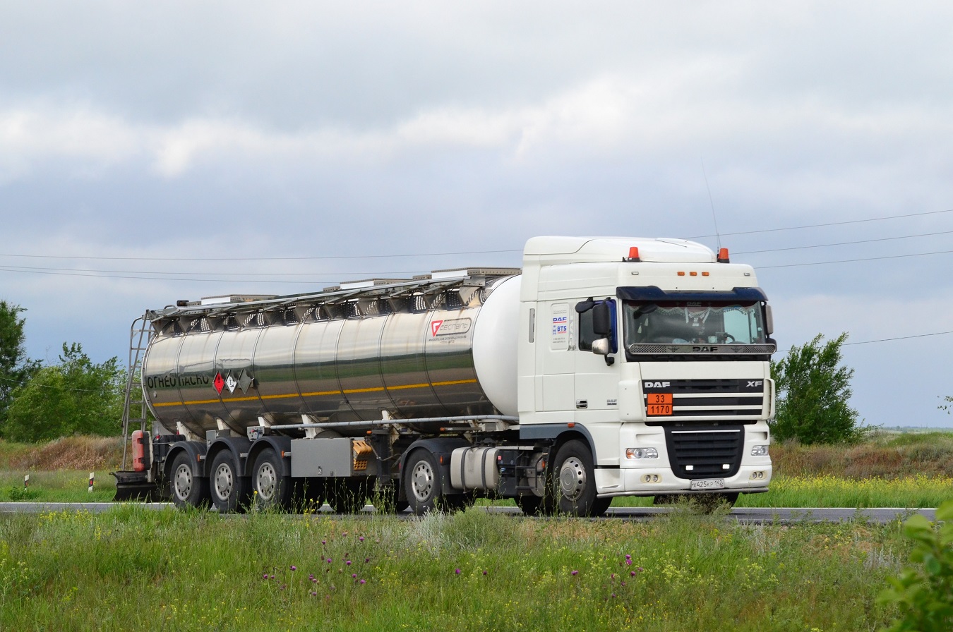 Кемеровская область, № Х 425 КР 142 — DAF XF105 FT