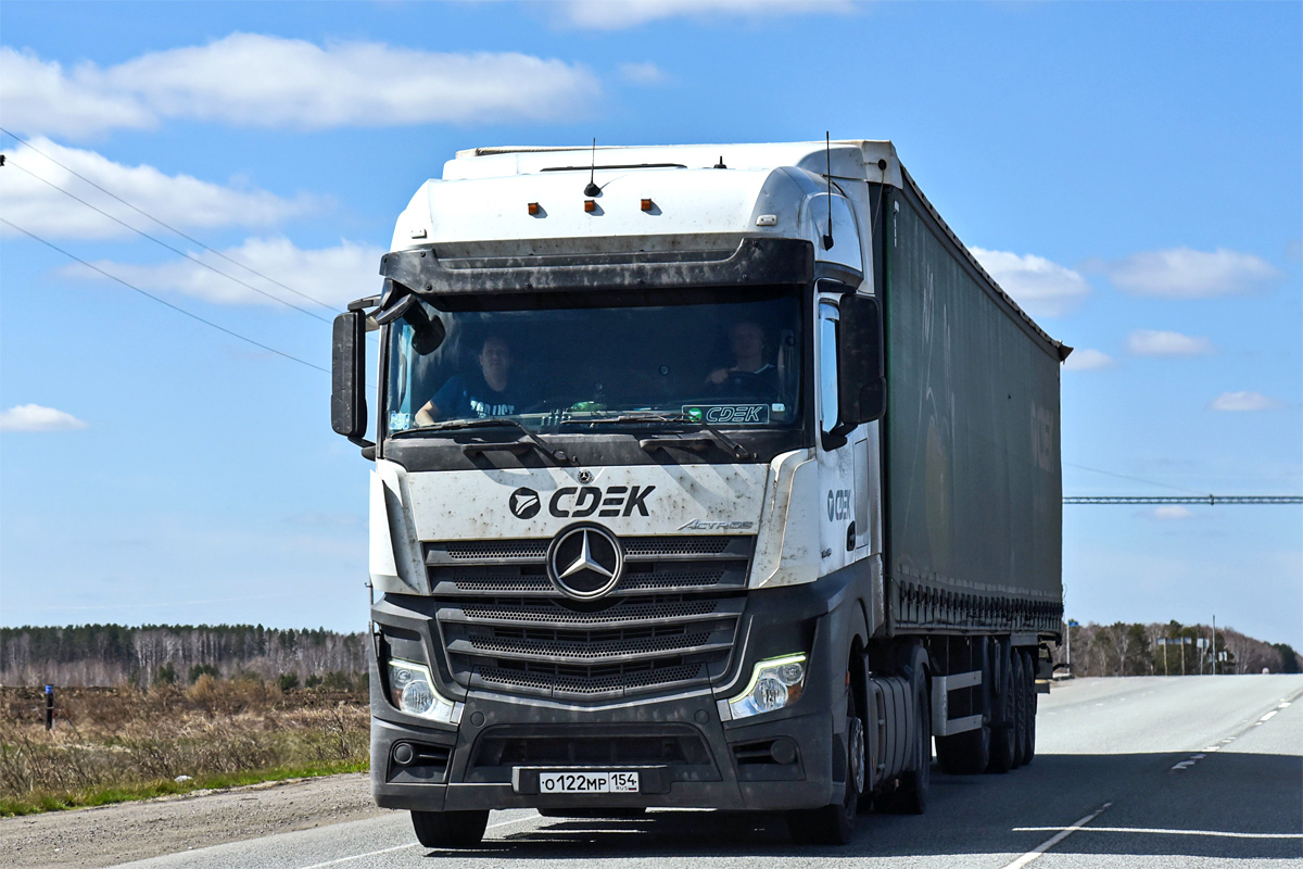 Новосибирская область, № О 122 МР 154 — Mercedes-Benz Actros '18 1845 [Z9M]