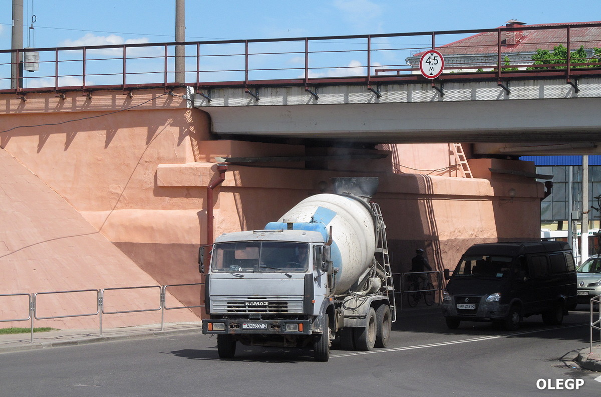 Витебская область, № АМ 4837-2 — КамАЗ (общая модель)