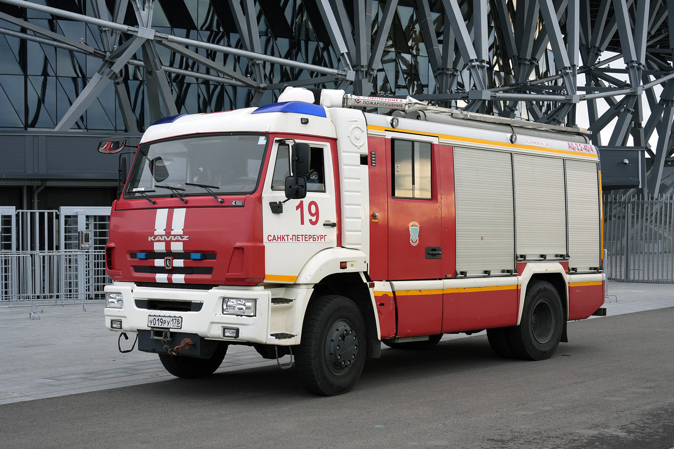 Санкт-Петербург, № У 019 РУ 178 — КамАЗ-5387-RF(08) [53870F-R]; Санкт-Петербург — День открытых дверей пожарных Московской заставы-2025