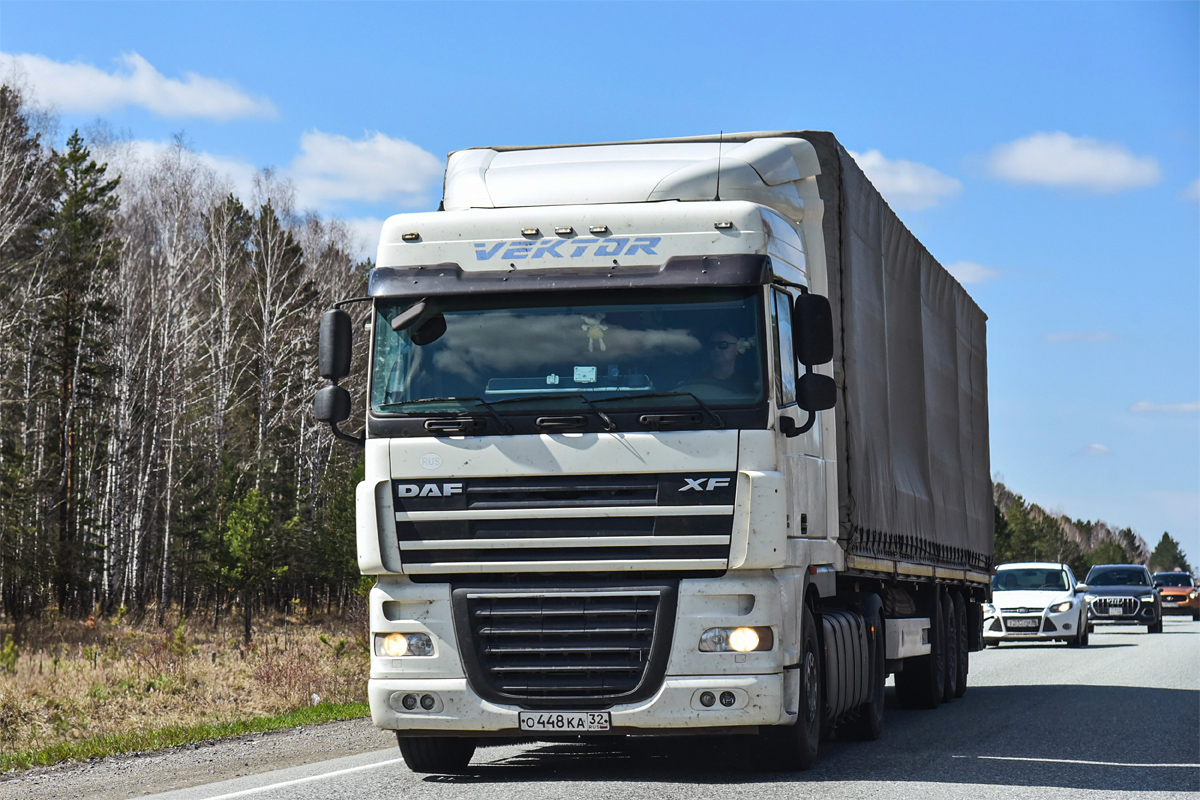 Брянская область, № О 448 КА 32 — DAF XF105 FT