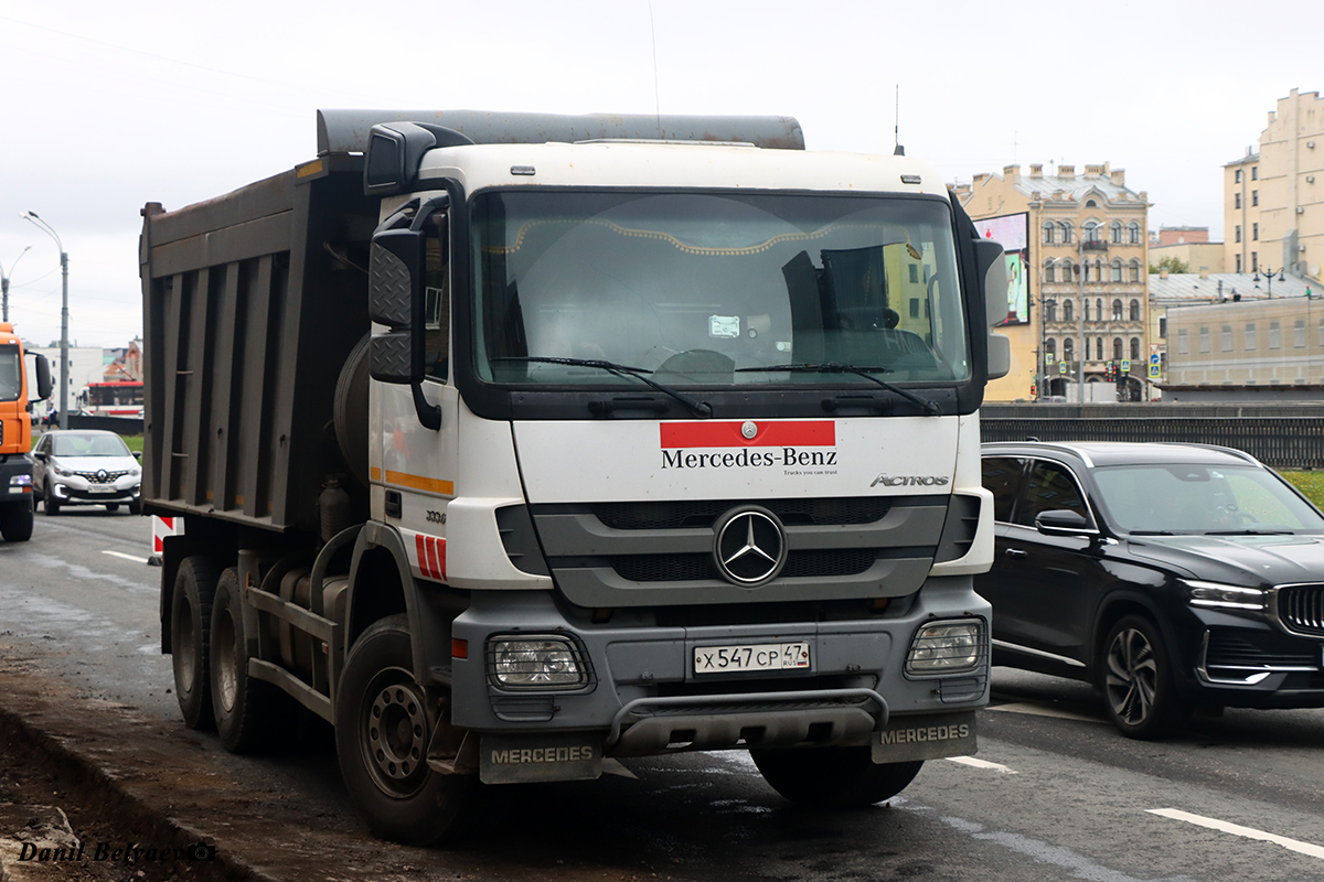 Ленинградская область, № Х 547 СР 47 — Mercedes-Benz Actros '09 3336 [Z9M]