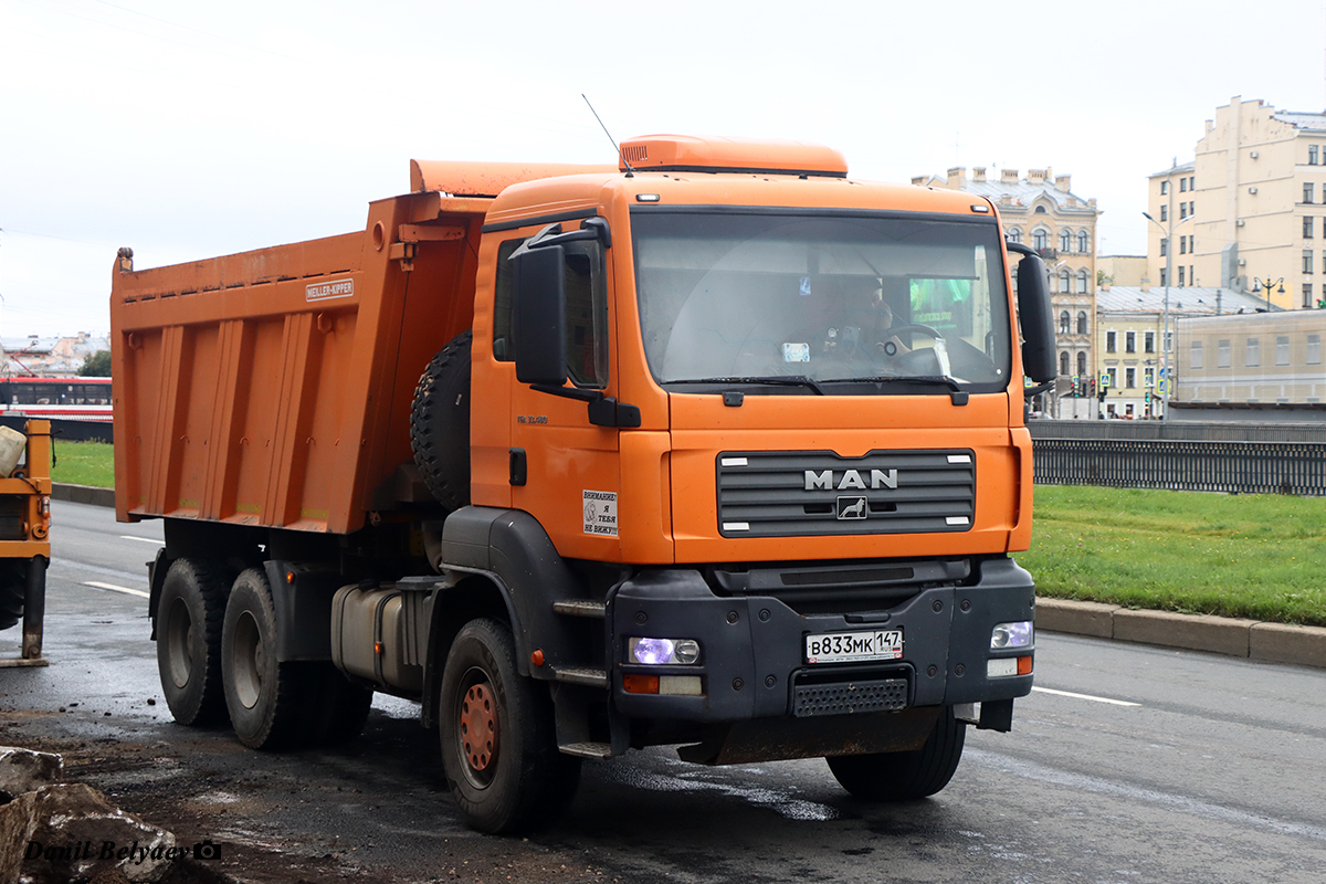 Ленинградская область, № В 833 МК 147 — MAN TGA 33.480