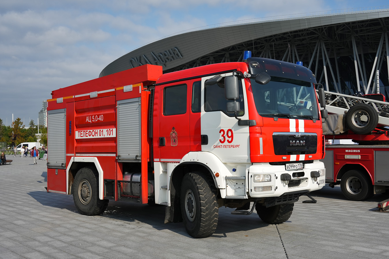Санкт-Петербург, № В 099 РО 178 — MAN TGM 18.340; Санкт-Петербург — День открытых дверей пожарных Московской заставы-2025