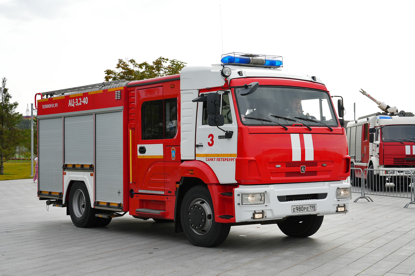 Санкт-Петербург, № Е 980 РЕ 198 — КамАЗ-43253-G5(69); Санкт-Петербург — День открытых дверей пожарных Московской заставы-2025
