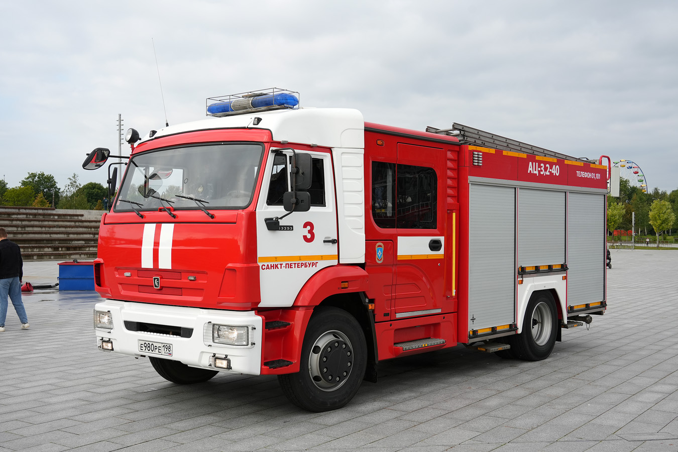Санкт-Петербург, № Е 980 РЕ 198 — КамАЗ-43253-G5(69); Санкт-Петербург — День открытых дверей пожарных Московской заставы-2025