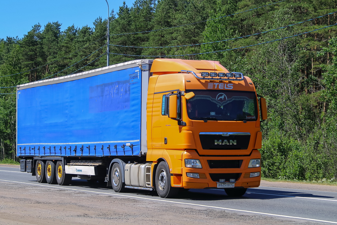 Ленинградская область, № В 625 ХВ 47 — MAN TGX ('2007) 18.440
